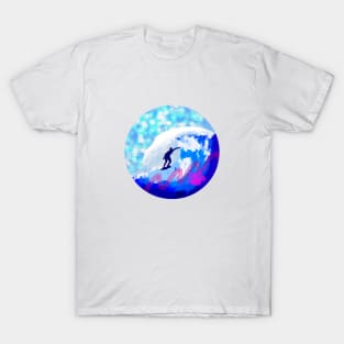 Blue Surf Sunset T-Shirt